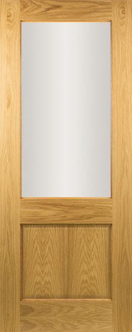Seadec Oak Alban Clear 2 Panel Door
