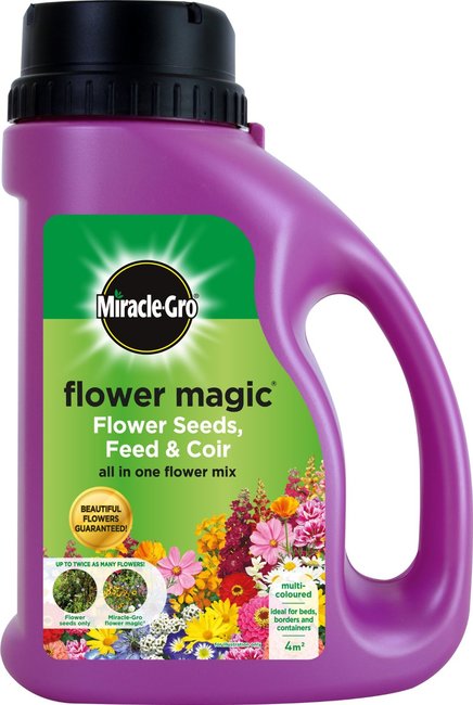 Miracle-Gro Flower Magic Flower Seeds, Feed & Coir