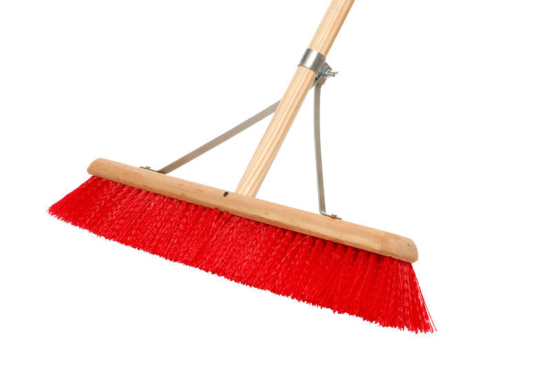 Dosco Stiff Synthetic Stage Broom 24Inch Handled & Stays