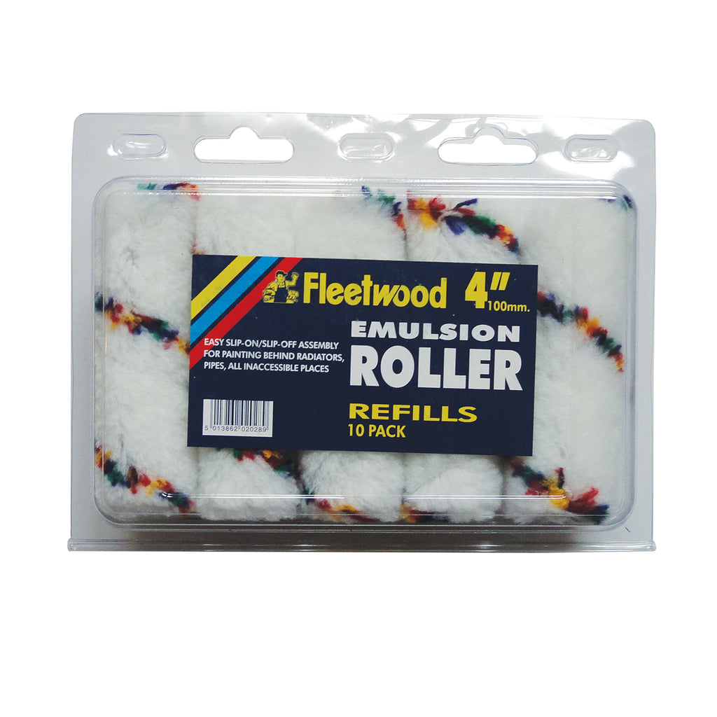 Fleetwood 4" Pelican Emulsion Roller Sleeve 10pk