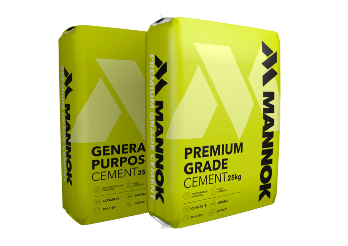 Mannok Premium Portland Cement 25 Kg Bag